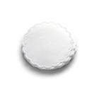 Glasuntersetzer &Oslash; 9 cm 8-lagig weiss Produktbild