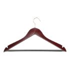 Coathanger wood with non-slip bar mahogany product photo