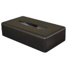 Facial tissue dispenser 25,5 cm x 14 cm x 6 cm black product photo