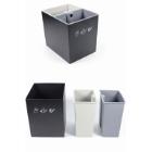 Waste bin 22 cm x 28 cm x 29 cm 2-part 16l black product photo