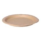 Paper Plate round Ø 26 cm brown "fatbarrier" VERIVE product photo
