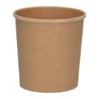 Suppenbecher Pappe-PLA &Oslash; 96mm x H&ouml;he 100 mm 400 ml braun VERIVE FSC Mix Credit Produktbild