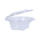 Salatbox rPET &Oslash; 123 mm x 60 mm 250 ml transparent mit anh. Deckel VERIVE Produktbild