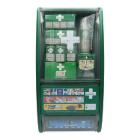 First aid station medical cabinet 56 cm x 29 cm x 12 cm green product photo