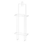 Sanitary bag holder 38 cm x 13 cm x 55 cm white product photo