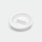 Reusable lid with handle Ø 33 mm white for reusable medicine cups product photo