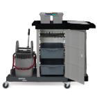 Cleaning trolley MatriX 127 cm x 65 cm x 116 cm 4x6L gray product photo