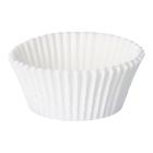 Geb&auml;ckkapseln Papier &Oslash; 90 mm x 25 mm weiss Produktbild