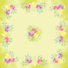 Mitteldecke Dunisilk+ 84 cm x 84 cm Soft Tropics Produktbild