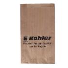 Kohler folding bag 17 cm x 5 cm x 28 cm, brown ripped1-coloured 2-sided product photo