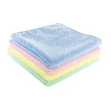 Microfiberklud 40x40 cm efterlader et stribefrit resultat rød product photo