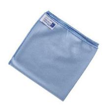 Microfiber glasklud 40x40 cm tørrer fnug- og stribefrit op blå product photo