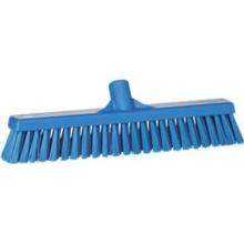 Fejekost plast 41 cm blød-stiv med gevind, blå product photo