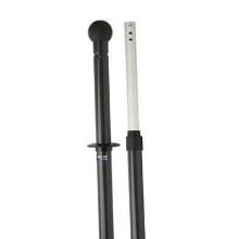 Activa teleskopskaft 100-170 cm bevægelig gummikugle sort product photo