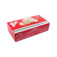 Handske engangs latex str M Prime Source uden pudder AQL 1.5 100 styk hvid product photo