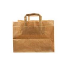 Bærepose papir med hank Take Away brun 21 ltr 320x220x260 mm 80 gr product photo