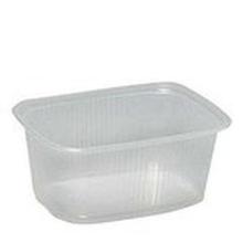Salatbæger rektangulær 250 ml PP klar. Låg 33115 product photo