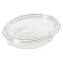 Salatbakke med hængslet låg oval klar 760 ml Clearshow rpet product photo