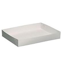 Smørrebrødsæske 445x320x65 mm karton hvid product photo