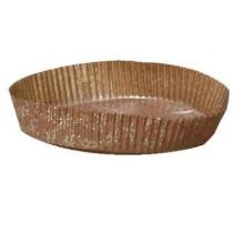 Mazarinform nr 200 Ø145 mm + 30 mm kant brun/guld product photo