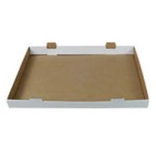 Transportæske 600x430x50 mm Brun/Hvid Kagemandsstr product photo