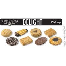Småkager Delight 120 styk assorteret 8 slags enkeltindpakket product photo
