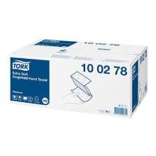 Håndklædeark Tork Extra soft hvid singlefold premium 2 lag H3 22.6x23x11.5cm product photo