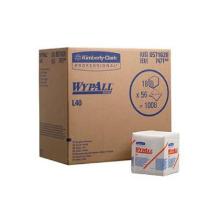 Aftørringsklud Wypall L40. 1 lag hvid 33x31.5 cm. product photo