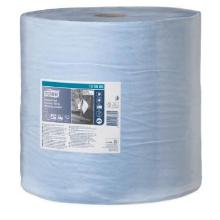 Aftørringsrulle Tork Ekstra Kraft industri 3 lag blå 255m 750 ark 36.9 bred. Ø39 product photo