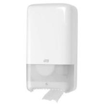 Dispenser toiletpapir Tork mid-size T6 hvid product photo