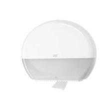 Dispenser toiletpapir Tork jumbo maxi T1 hvid plast product photo
