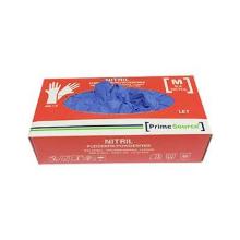 Handske engangs nitril str M LET pudderfri AQL 1.5 Prime Source blå 200 stk product photo