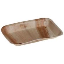 Tallerken fad rektangulær 24x16x2.5 cm palmeblad bionedbydelig product photo