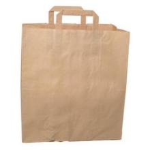 Bærepose papir med hank brun 80 gr 320x170x350 mm 22 ltr product photo