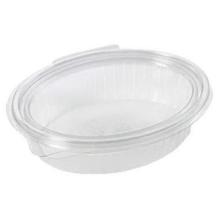 Salatbakke med hængslet låg oval klar 370 ml Clearshow rpet product photo