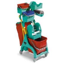 Vogn PLUS 122 m/125 mm hjul 15 l blå sp og TECvrider og flaskebk product photo