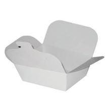 Kinaæske mellem 700 ml 89x110x65 mm Karton PE-Belagt Hvid product photo