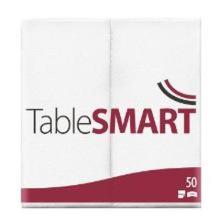 Serviet TableSMART airlaid 40x40 cm 1/8 fold Hvid product photo