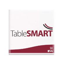 Serviet TableSMART airlaid 48x48 cm 1/4 fold Hvid product photo