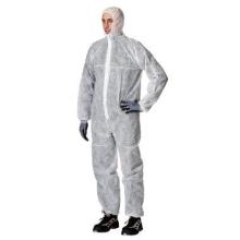 Støvdragt str XL med Lynlås/Hætte/Elastik PP Hvid product photo