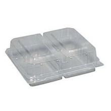 Smørrebrødsbakke 2-rum 165x148x45 mm APET Klar product photo