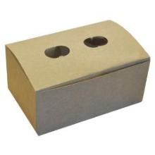 Pommes frites boks 140x93x64 mm med Låg Kraft Brun/Hvid product photo