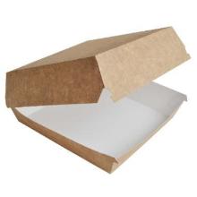 Burger/Sandwich-boks 190x190x80 mm XL Brun/Hvid product photo