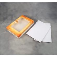 Indlægspap til kageæske 615x415 mm hvid/brun product photo