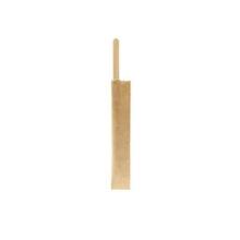 Rørepind 11 cm træ enkeltpakket i brun papir product photo