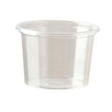 Dressingbæger 100 ml Ø70x47 mm Rundt PS Klar product photo
