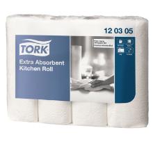 Køkkenrulle Tork Premium 3-lag 12.2 m Hvid product photo