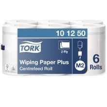 Håndklæderulle Tork Plus M2 2-lag 160 m uden Hylse Hvid product photo