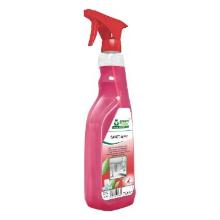 Sanitetsrengøring SANET spray klar-til-brug med parfume og alkohol 750 ml Rød product photo