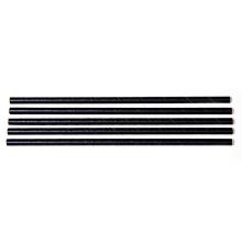 Sugerør Ø5x125 mm uden knæk Bionedbrydelig Papir Sort product photo